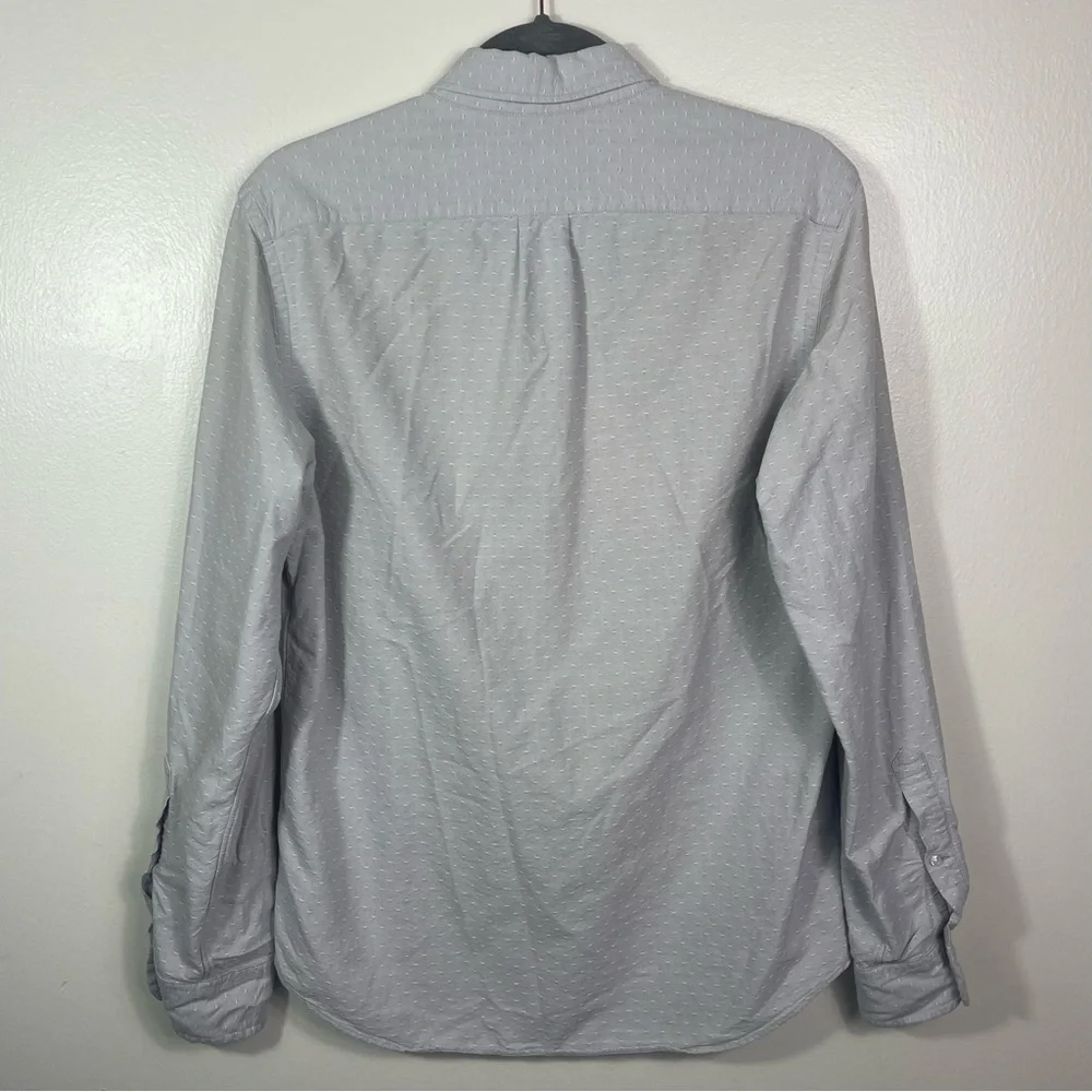 J. Crew Peppy Textured Men's Oxford Slim Fit Button Down Shirt